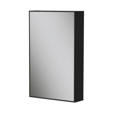 Шкаф зеркальный EQUIL Strong 50.1D szSTRONG.LED.50.1D.R/L-35, дуб черный, универсальный