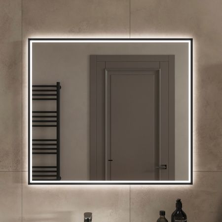 Зеркало EQUIL FOREST LED 900х800, zkFRST.LED90-15, черный