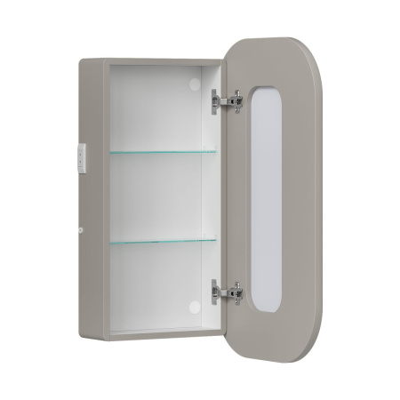 Шкаф зеркальный EQUIL Desert 450х860 szDSRT.LED45.R/L-25, универсальный, амарок