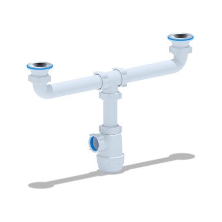 Сифон АНИ Грот 1 1/2"*40 двойной А3000
