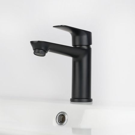 Смеситель для раковины OLIVE’S Tieso 26100TSB, черный (10)