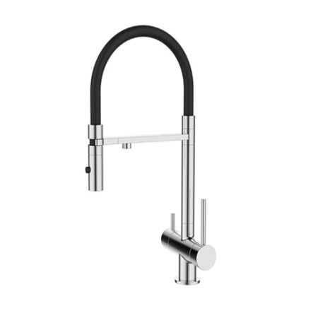 Смеситель для кухни DQ DA1462501Chrome с подключением к фильтру питьевой воды, хром (10)