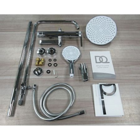 Душевая стойка со смесителем DQ Bonn DA1703701, хром (4)