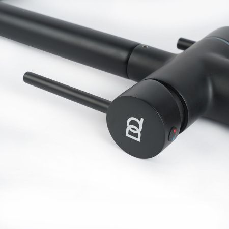 Смеситель для кухни DQ DA1462505 Black с подключением к фильтру питьевой воды, черный (10)