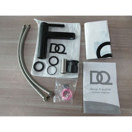 Смеситель для раковины DQ Bonn DA1702105 черный (10)