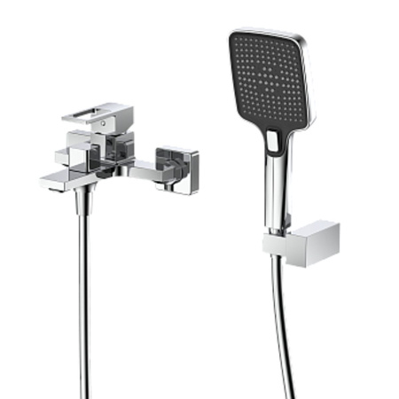 Смеситель для ванны DQ Dortmund DA1713201, короткий излив, хром (10)