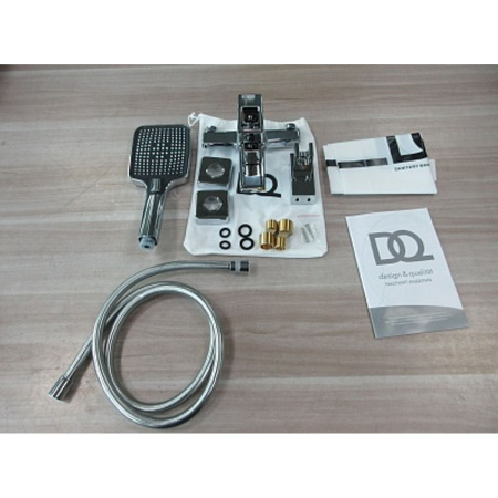 Смеситель для ванны DQ Dortmund DA1713201, короткий излив, хром (10)