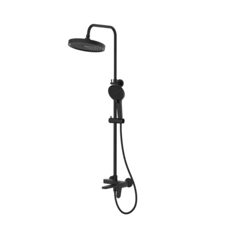 Душевая стойка BELZ B24786-7 с изливом, черный (10)