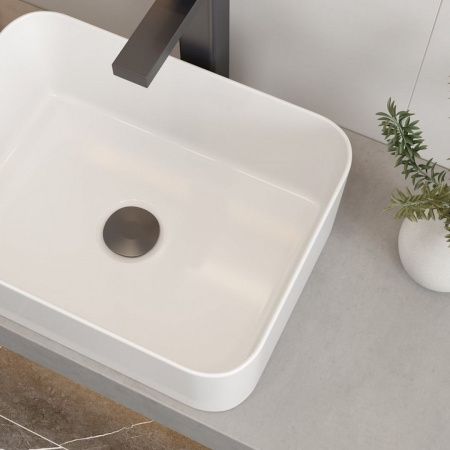 Раковина накладная Watersense Eva Mini 40 W00168 400х300х135 мм белая