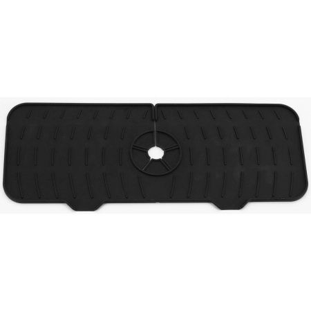 Силиконовый коврик под смеситель Fmark FS-PJ-008, черный