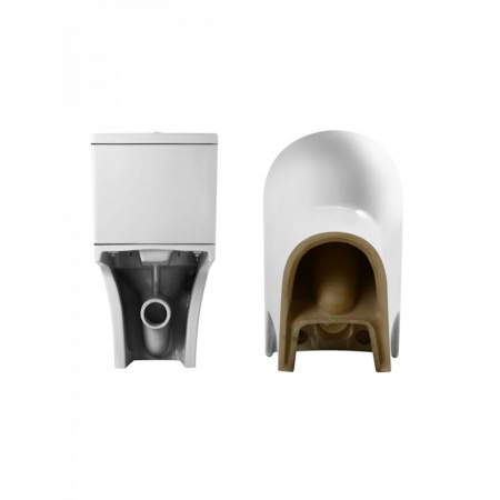 Унитаз напольный безободковый торнадо Watersense Nancy Vortex W00749 74,5х37,5х63,5 см, микролифт