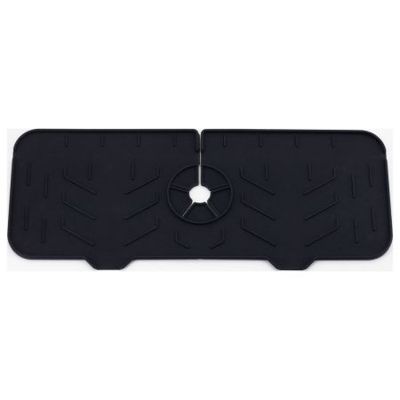 Силиконовый коврик под смеситель Fmark FS-PJ-007, черный