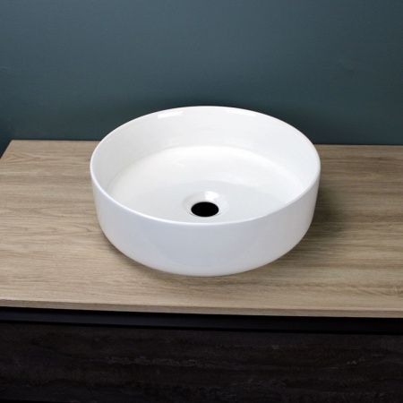 Раковина накладная Watersense Milana D35 W00008 355х355х120 мм белая