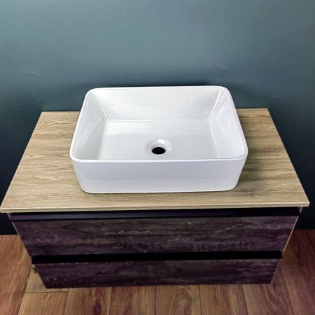 Раковина накладная Watersense Eva 50 W00001 475х370х140 мм белая