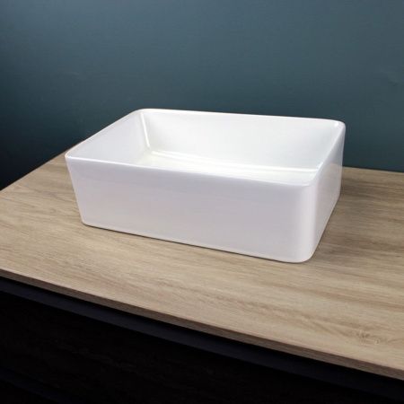 Раковина накладная Watersense Eva Mini 38 W00010 380х240х120 мм белая