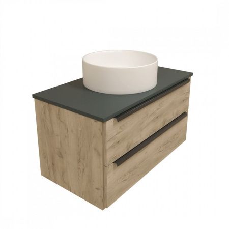 Раковина накладная Watersense Milana D41 W00006 410х410х140 мм белая