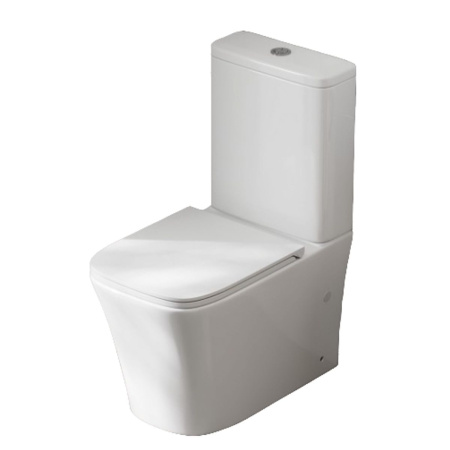 Унитаз напольный безободковый торнадо Watersense Amelia Vortex W01832 84,5х37,5х61,5 см, микролифт