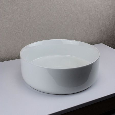 Раковина накладная Watersense Milana D31 W00166 310х310х110 мм белая