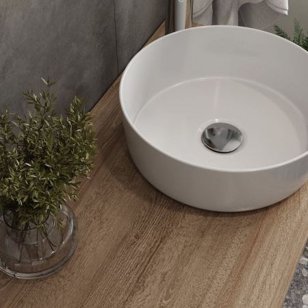Раковина накладная Watersense Milana D31 W00166 310х310х110 мм белая
