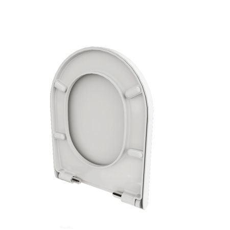 Сиденье для унитаза Watersense Milana Bio W01845 дюропласт, с микролифтом, быстросъем, универсальное