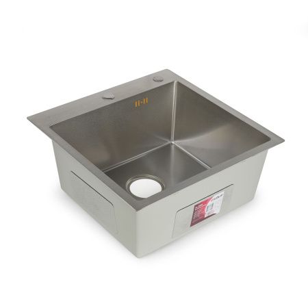 Мойка для кухни врезная G.lauf GL-5050 из нержавеющей стали, 50*50 см без сифона