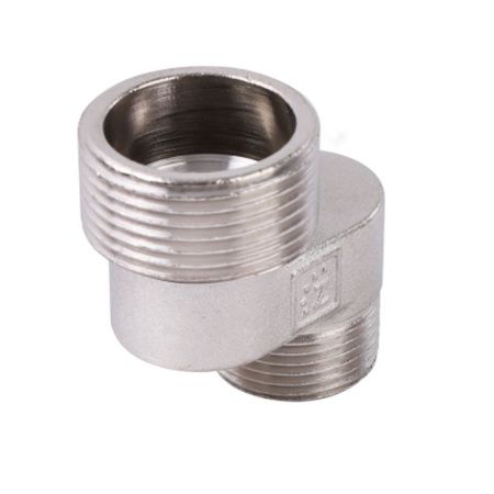 Эксцентрик 1/2"х3/4" НР/НР L-10 мм TIM ZSr.161.X.0845.10 никель (5/140)