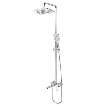 Душевая стойка со смесителем GROSS AQUA Level GA9990SMDR хром