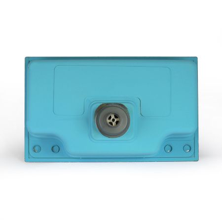 Мойка для кухни врезная Knois KN784808 черная из нержавеющей стали, 78*48 см с сифоном