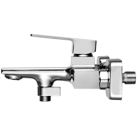 Смеситель для ванны GROSS AQUA 2515880C Edge хром с коротким изливом