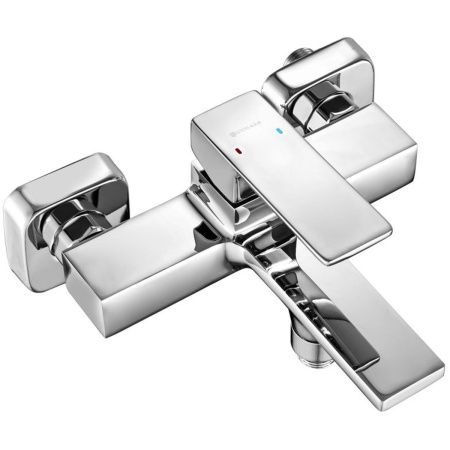 Смеситель для ванны GROSS AQUA 2515880C Edge хром с коротким изливом