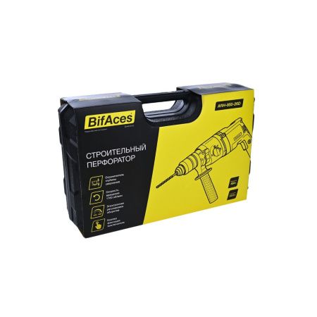Перфоратор электрический BifAces ARH-850-26D, SDS-plus, 3 реж., 3,0 Дж, 850 Вт + кейс