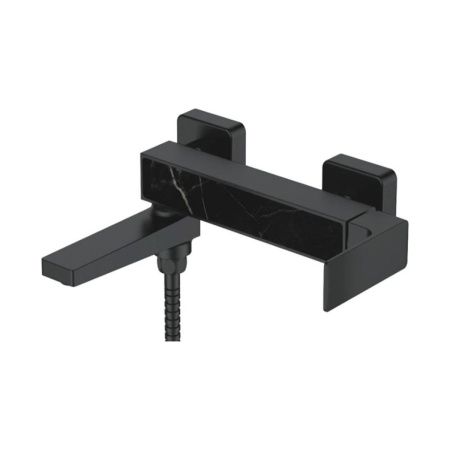 Смеситель для ванны LEDEME L3173B, черный, с коротким изливом