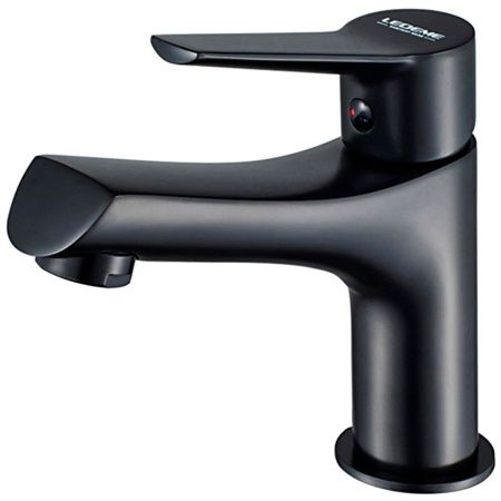 Смеситель для раковины LEDEME L1069B, черный