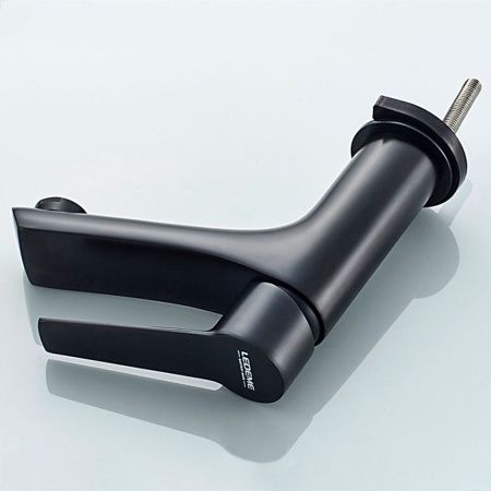 Смеситель для раковины LEDEME L1069B, черный