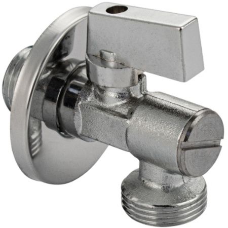 Кран угловой МАГНУС 10612, 1/2"х1/2" с сеткой