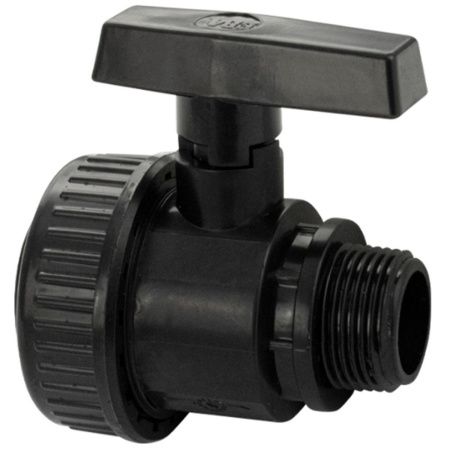 Кран шаровый МАК 1" 4702, г/ш, разборный из пластика (100)