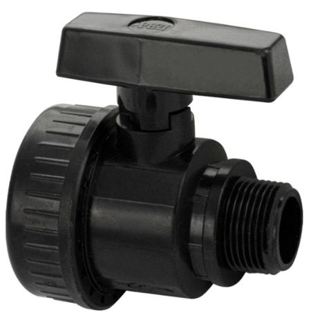 Кран шаровый МАК 3/4" 4701, г/ш, разборный из пластика