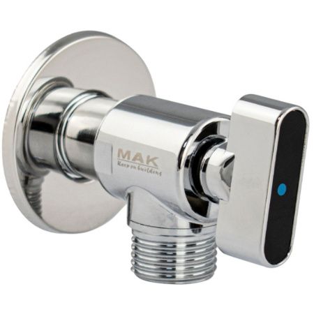 Кран угловой Санакс 1397 1/2"х1/2" латунь, хром