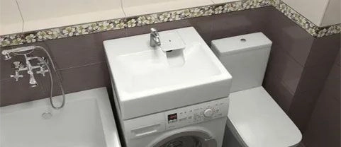 Более 50 моделей раковин для установки над стиральной машиной